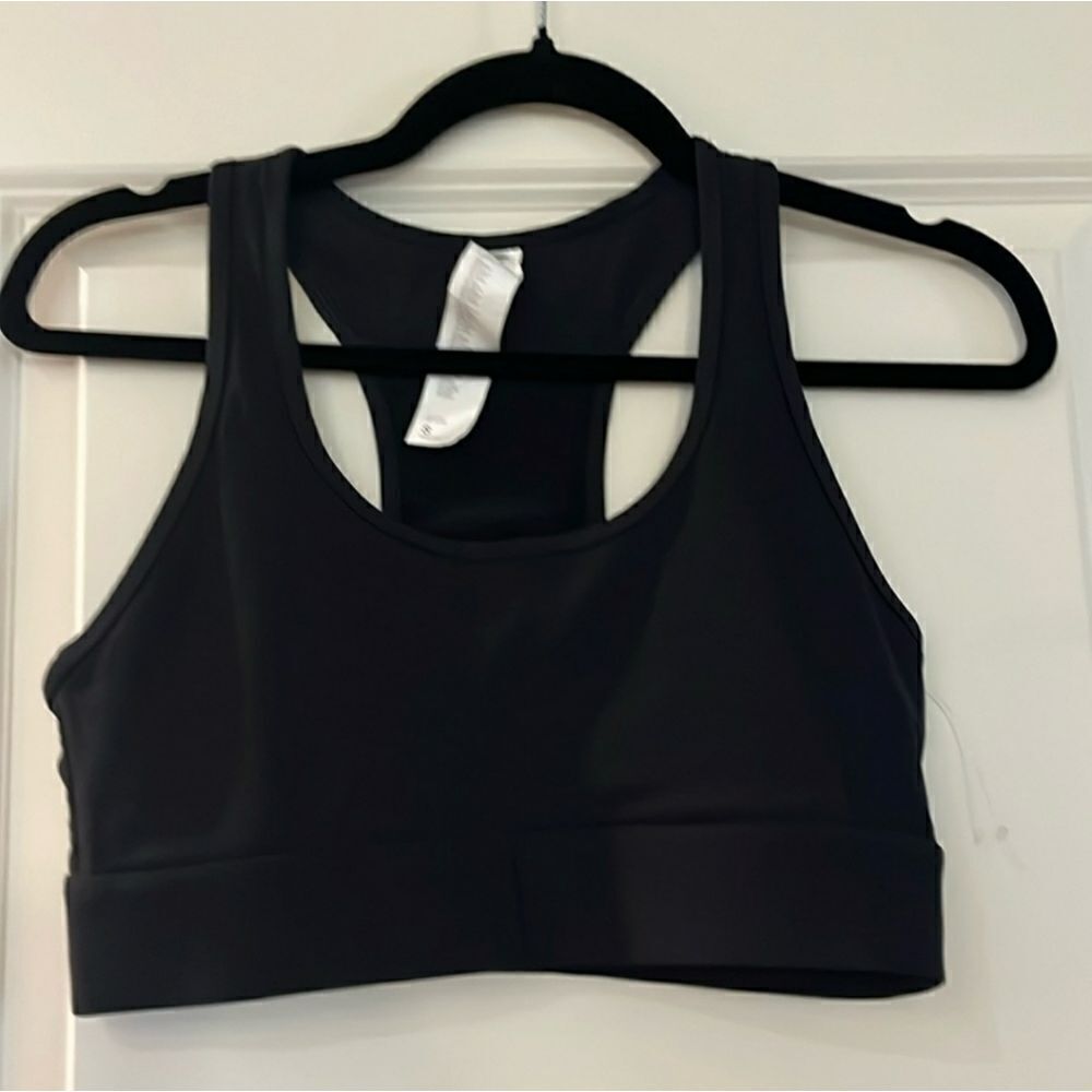 EUC Fabletics Black Sports Bra Sz S